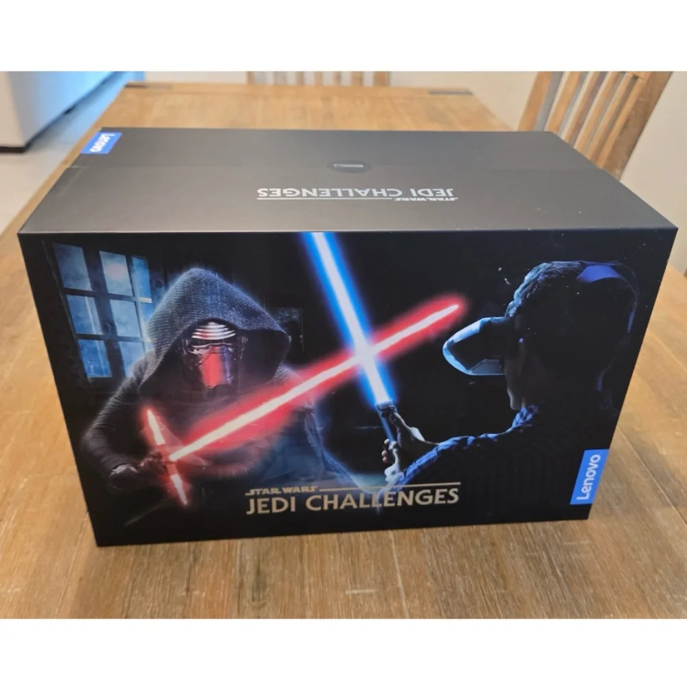 Star Wars Jedi Challenges Lenovo AR Headset w/ Lightsaber Controller